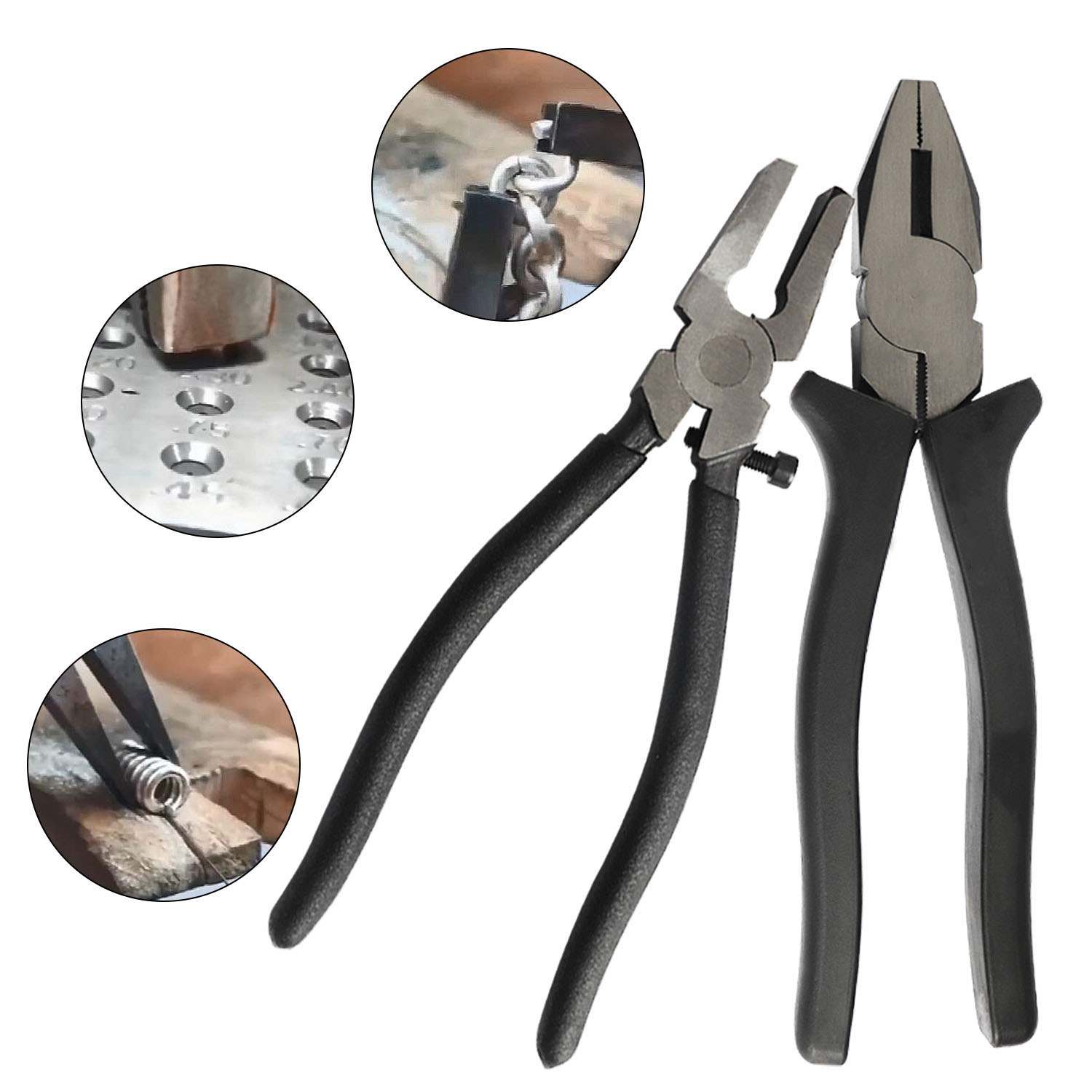 플랫 노즈 와이어 드로잉 플라이어, 나사 포함, 헤비  - Heavy Equipment Electrician 리뷰 및 가격